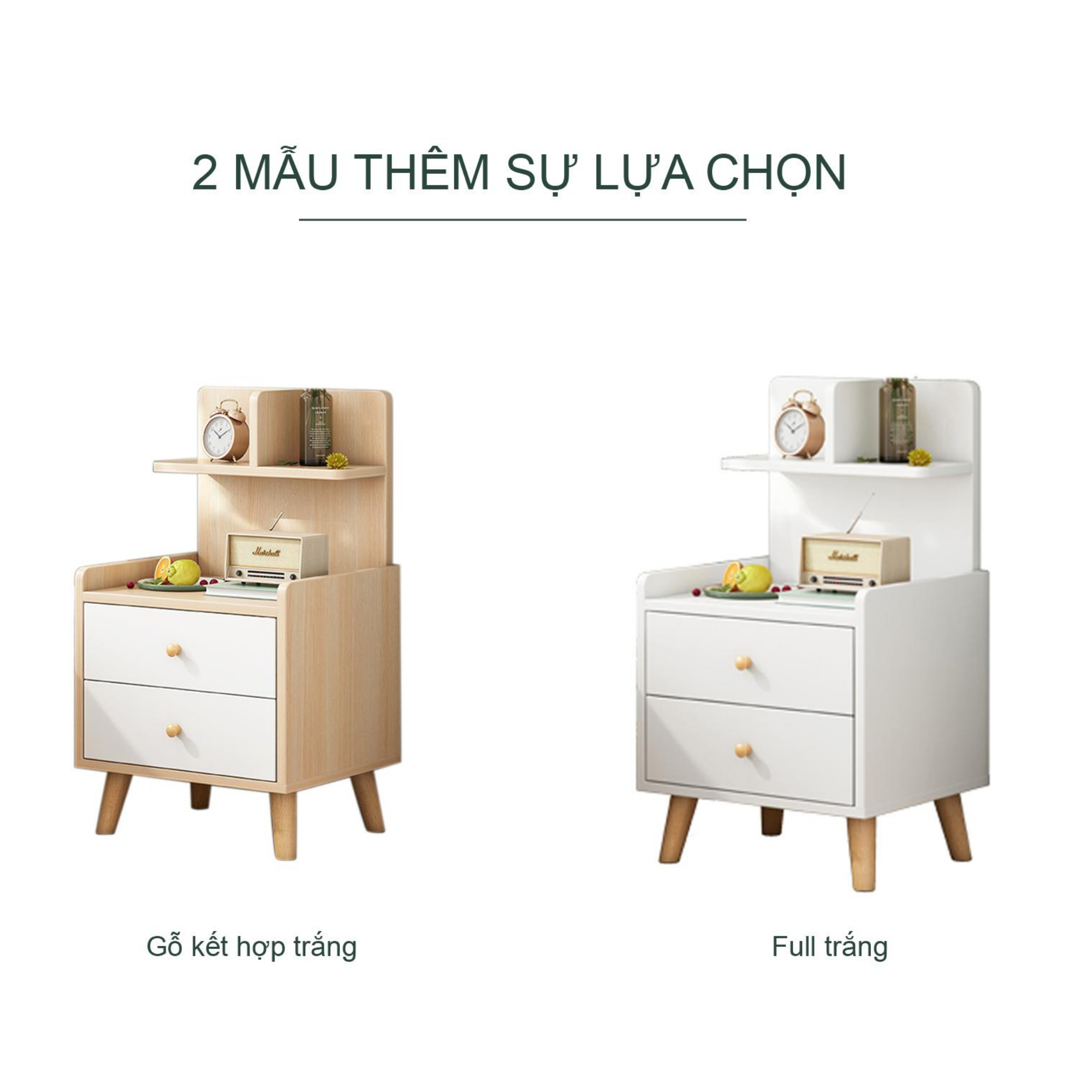 Kệ Đầu Gường GAPI Phong Cách Hàn Quốc Đa Dạng Phương Thức Lưu Trữ - GP172