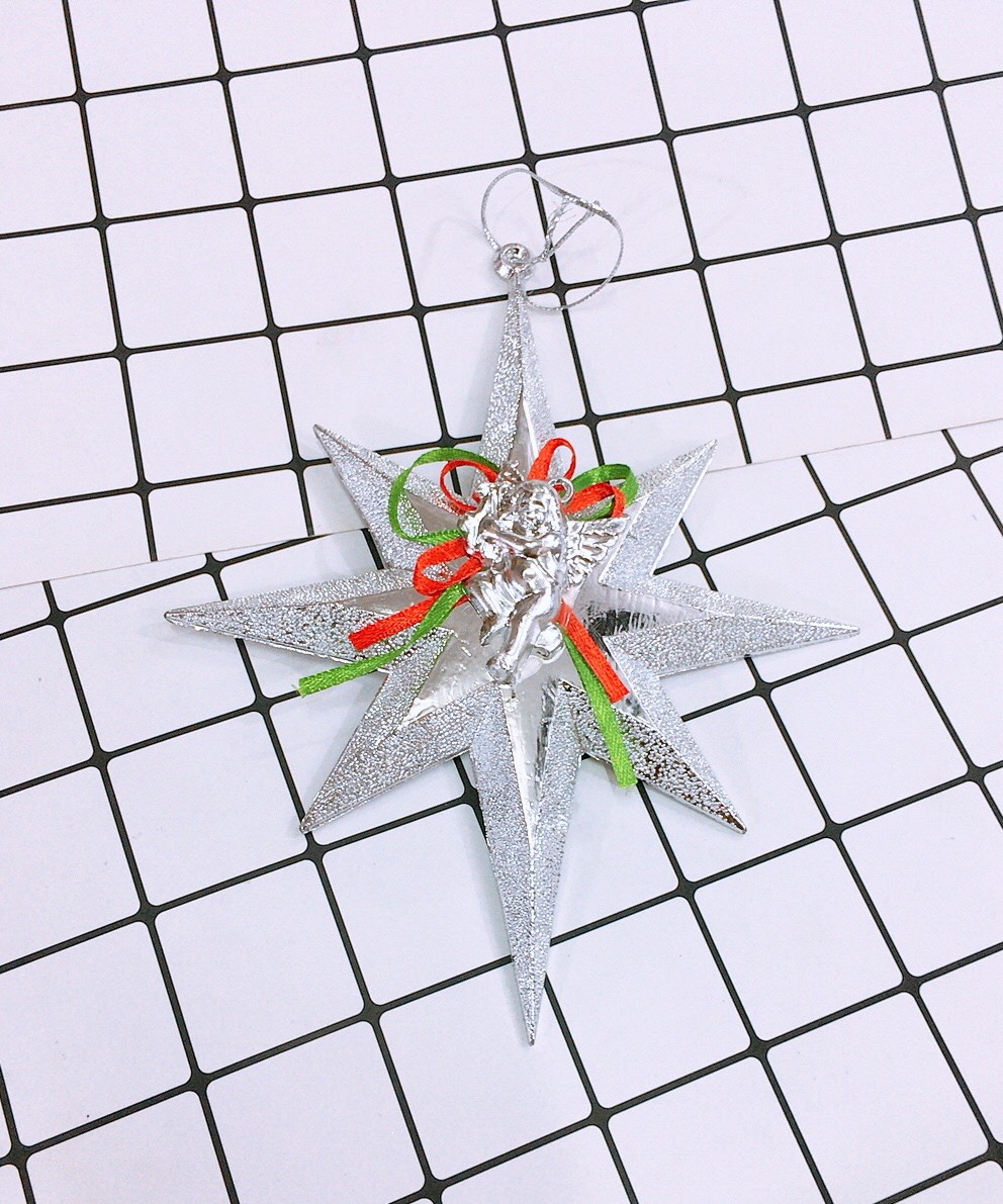 Combo 2 ngôi sao trang trí cây thông noel