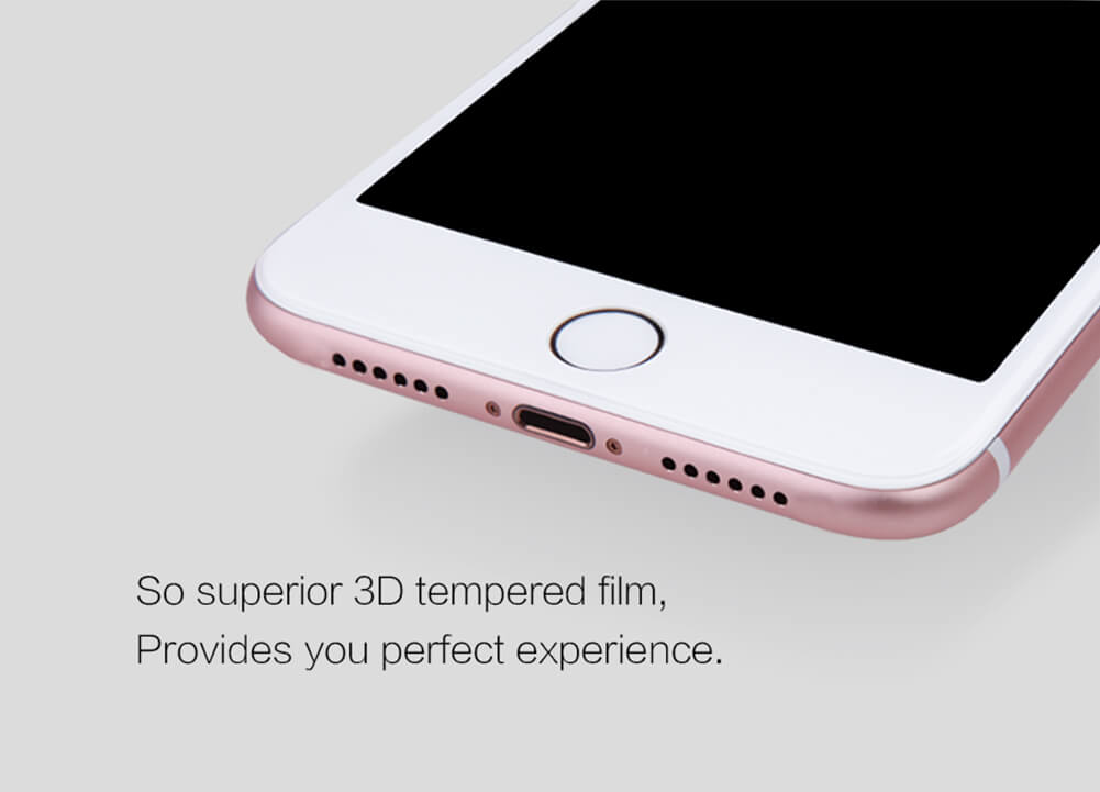 Miếng dán kính cường lực full 3D dành cho iPhone 7 Plus / 8 Plus hiệu Nillkin CP+ Max - hàng nhập khẩu