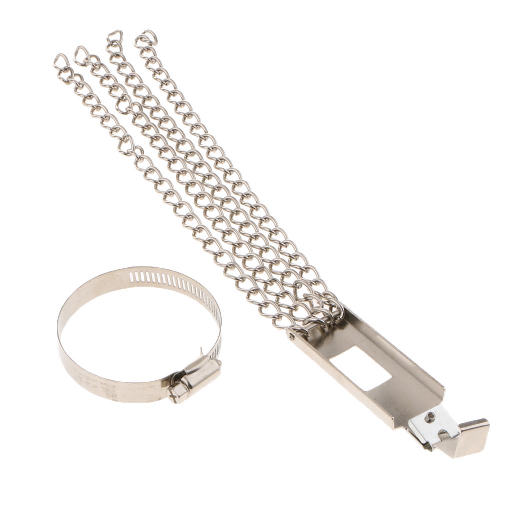 Universal Car Anti Static Strap Belt Ground Wire Safety Chain W Hose Clamp