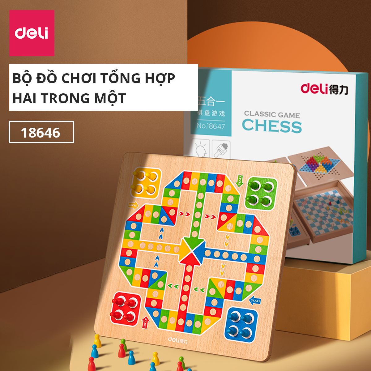 Bộ đồ chơi cá ngựa có nam chân từ tính hút bằng nhựa Deli - Loại bằng nhựa/ gỗ - Phù hợp cho bé từ 3 tuổi - Đồ chơi giải trí tư duy trí tuệ - 6756 / 18646