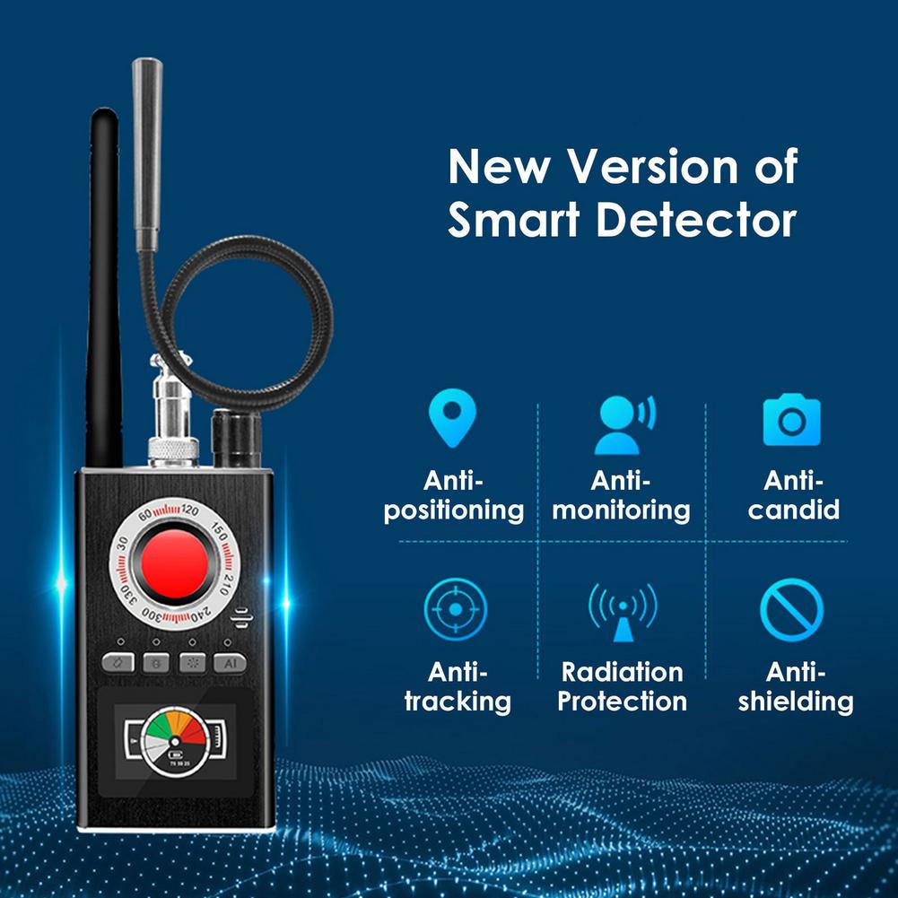 RF Detector K88 - Thiết bị phát hiện máy ghi âm, camera wifi K-88 - Máy phát hiện camera , máy ghi âm K88. K88 Multi-function Anti-spy Detector Camera GSM Audio Bug Finder GPS Signal RF Tracker Detect Eavesdropper Protect Privacy