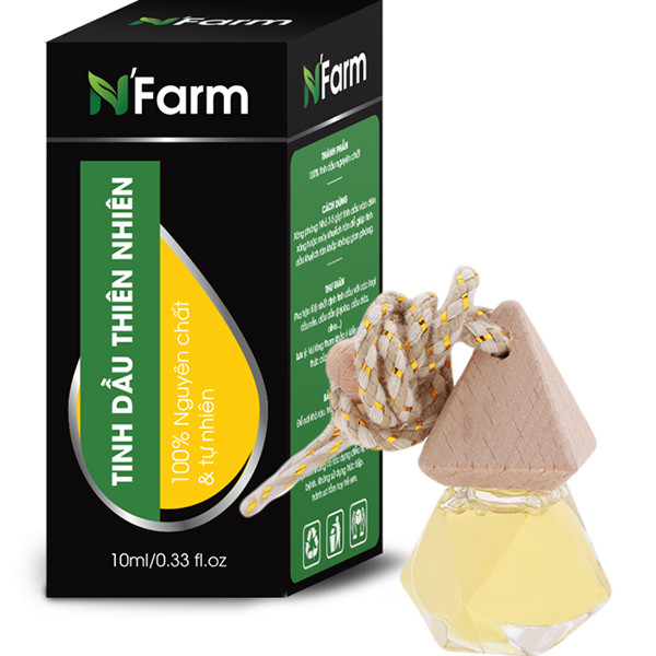 Combo Tinh Dầu Hương Thảo N'farm 50ml + Tinh dầu Hương Thảo treo xe hơi, tủ áo 10ml