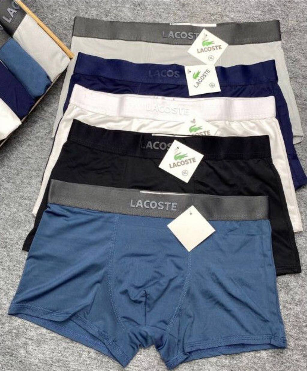 Quần Lót Nam (Combo 5 quần) NeSa Shop, Quần sịp đùi nam thun lạnh, co dãn 4 chiều, thoáng khí kháng khuẩn tốt