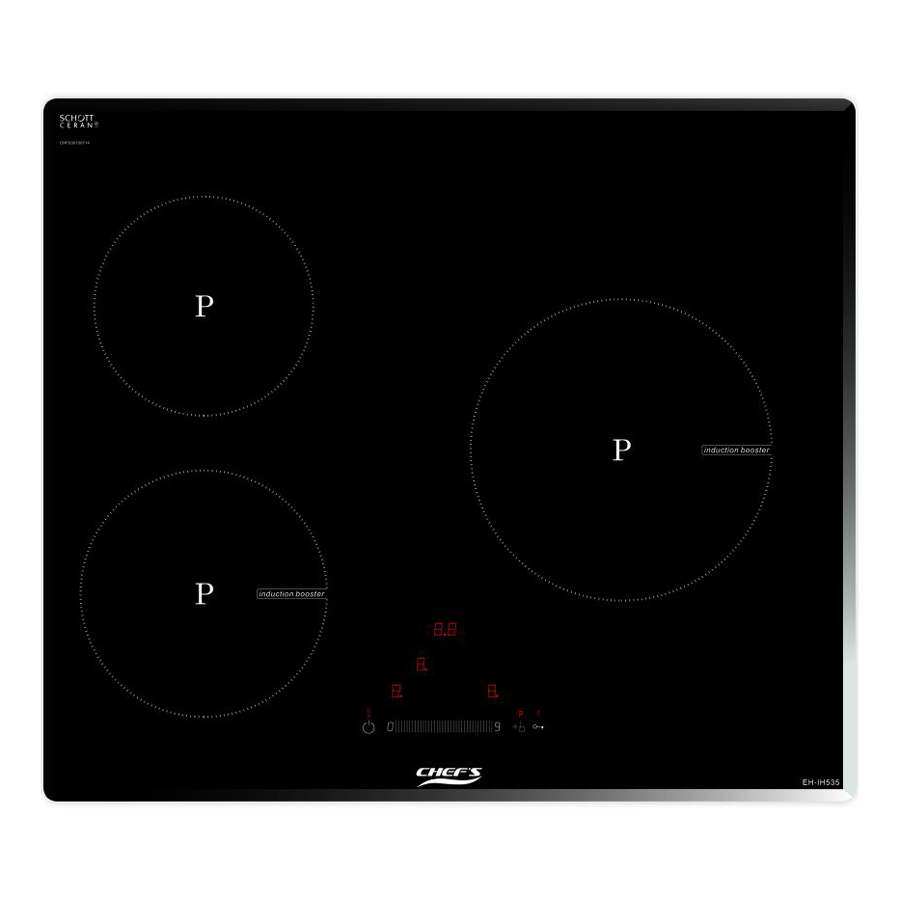 Bếp Âm Từ 3 Vùng Nấu Chef's EH-IH535 - Hàng Chính Hãng