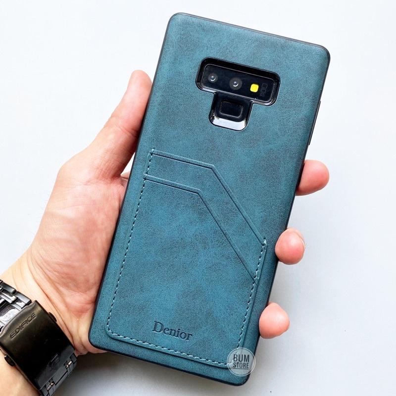Ốp lưng da cao cấp cho Samsung Galaxy Note 10 / Note 10 Plus / S10 Plus / Note 9 / S10 5G Có Ngăn Bỏ Thẻ ATM