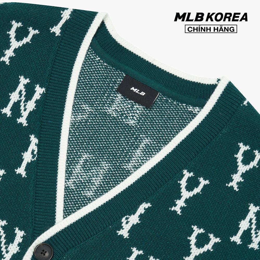 MLB - Áo khoác cardigan phom suông Classic Monogram Front Pattern 3AKCM0124-50GND