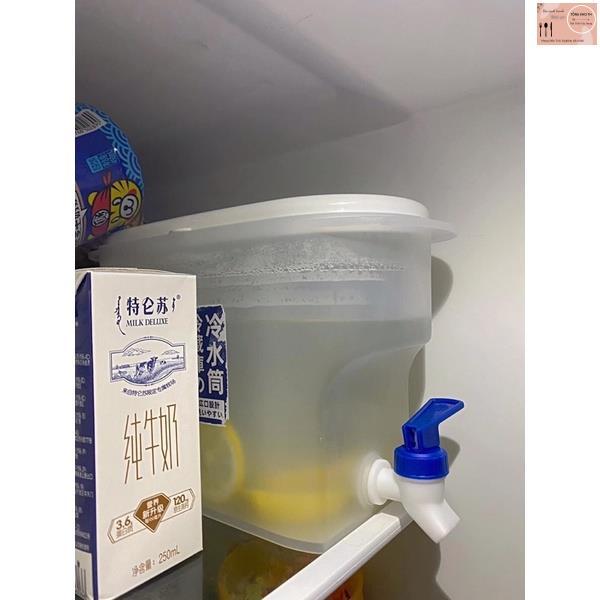 Bình nước 3.5L - Bình để trà có vòi chuyên để tủ lạnh siêu tiện lợi mẫu mới 2021 - Bình đựng nước để tủ lạnh