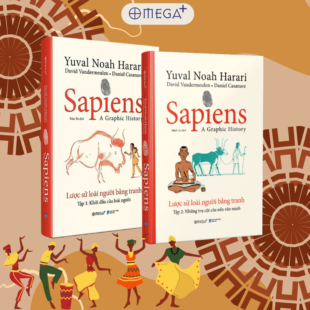 SAPIENS - LƯỢC SỬ LOÀI NGƯỜI BẰNG TRANH Tập 1 và Tập 2
