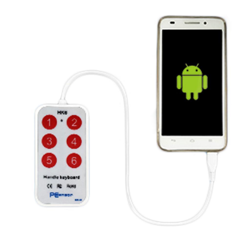 USB Handleheld Bàn Phím Bàn Phím 6 Phím Bấm Công Tắc Với CD Cho Laptop Chuyên Game Máy Tính Để Bàn