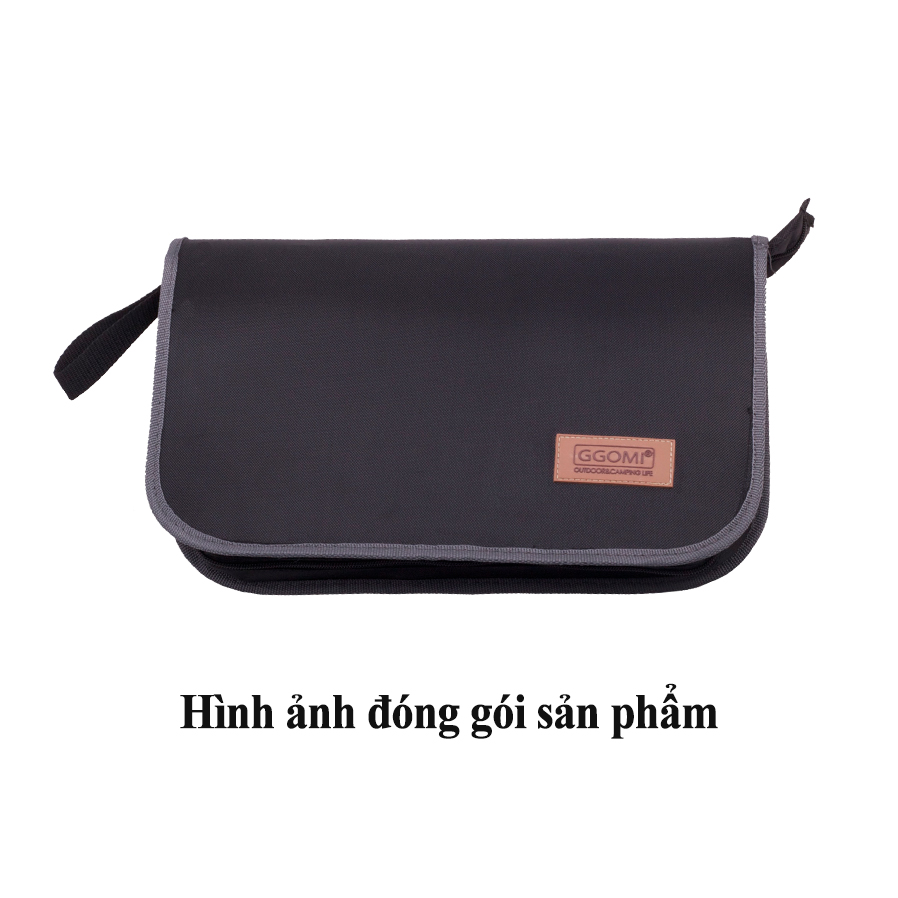 Bộ dụng cụ du lịch nhỏ tiện lợi gồm 9 món phù hợp khi đi cắm trại ngoài trời của GGOMi Hàn Quốc MK801