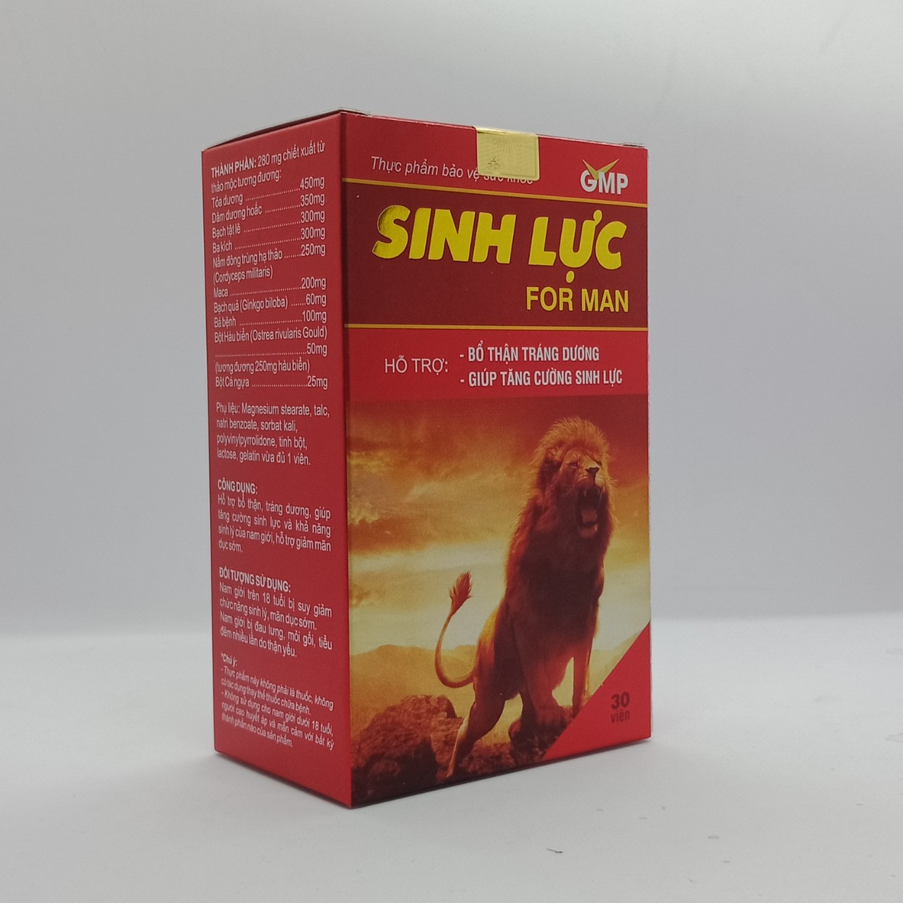 Viên Uống SINH LỰC FOR MAN (Hộp 30 viên) Dùng Cho Nam Giới Thận Yếu, Tiểu Nhiều Lần, Sinh Lý Yếu