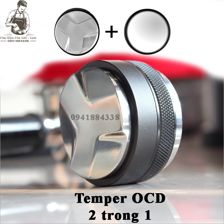 Temper OCD, Cục Nén Cà Phê Thông Minh 2 Đầu Trong 1 51MM