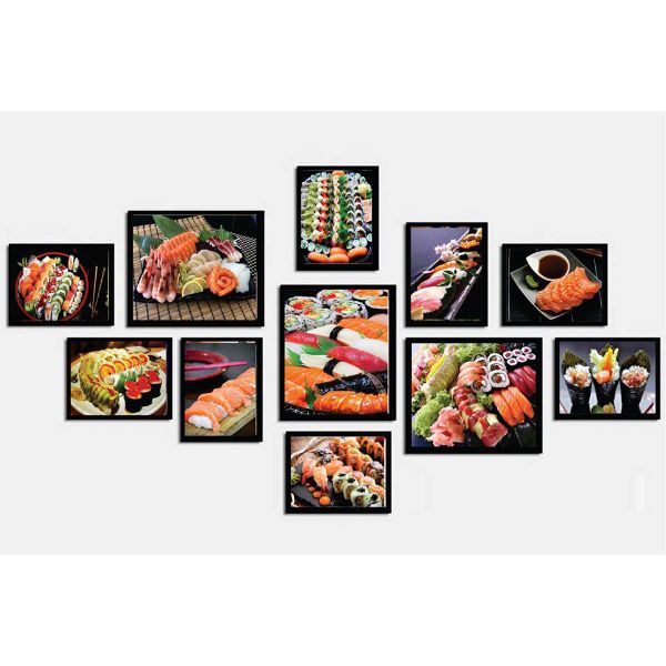 Bộ khung ảnh treo tường composite shushi kèm đinh 3 chân KA205