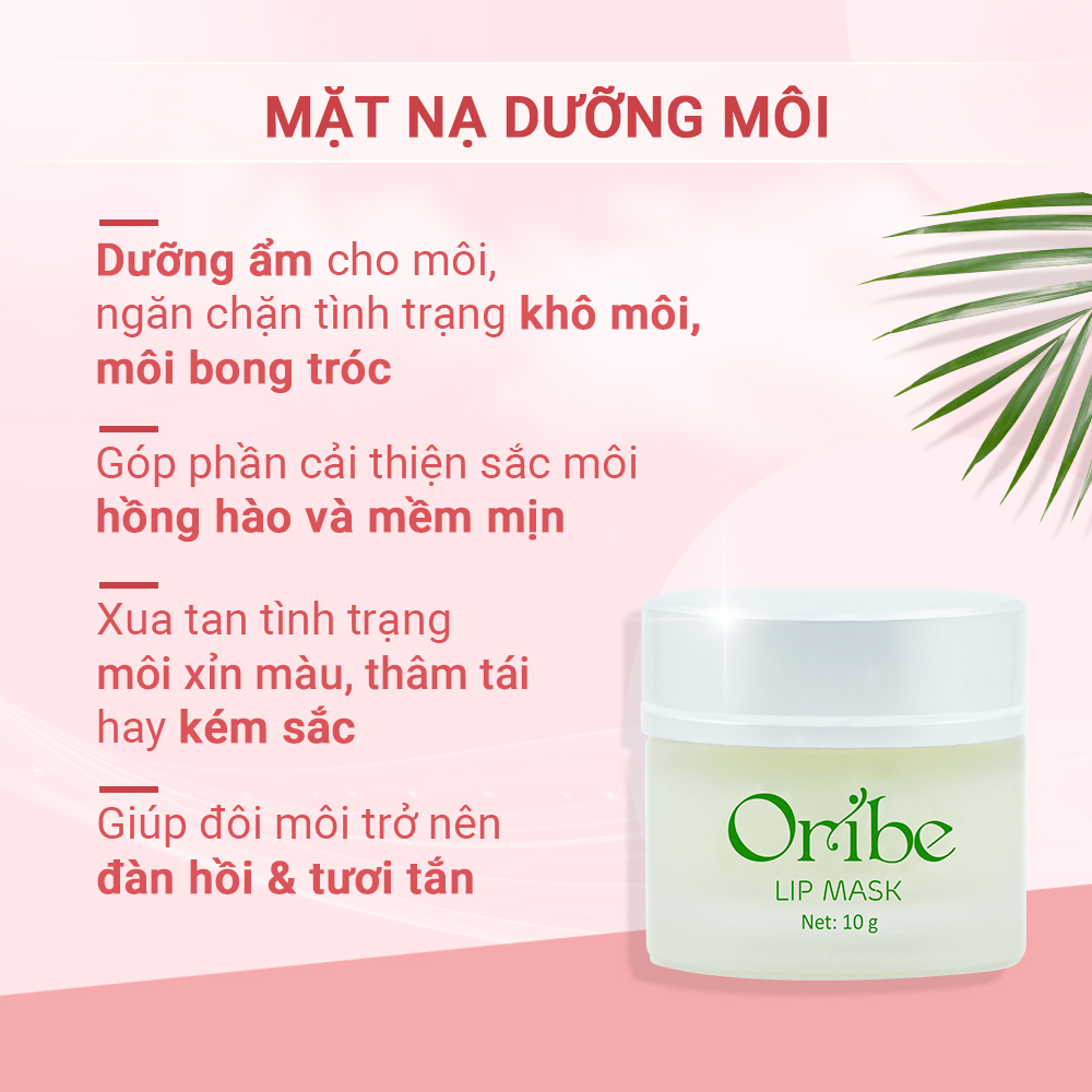 Mặt Nạ Dưỡng Môi Oribe Dưỡng Môi, Giảm Thâm, Làm Hồng Môi - Oribe Lip Mask 10g