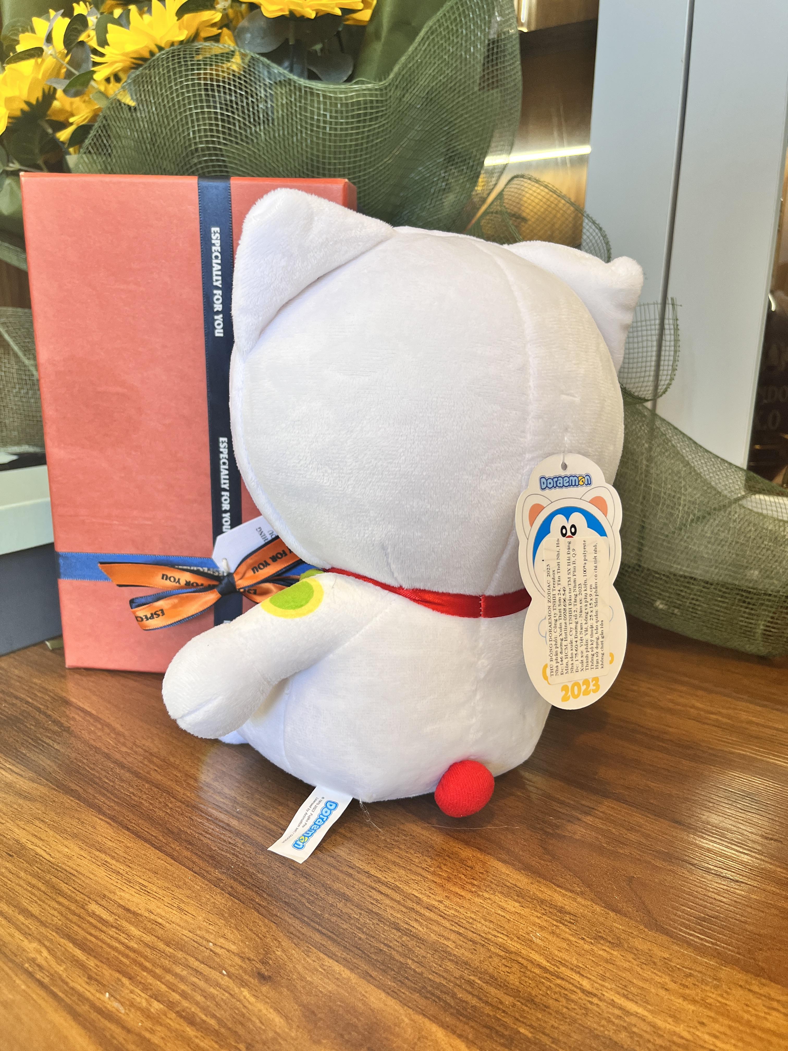 Gấu bông Doraemon Phiên bản Đặc Biệt Quý Mão 2023, Quà tết cho bé, Gấu bông nhỏ, Thú bông Doraemon cao 22cm - Sản Phẩm Có Bản Quyền, Phân Phối Bởi Teenbox