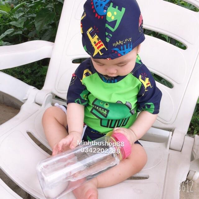 Bộ đồ bơi khủng long đi biển dễ thương