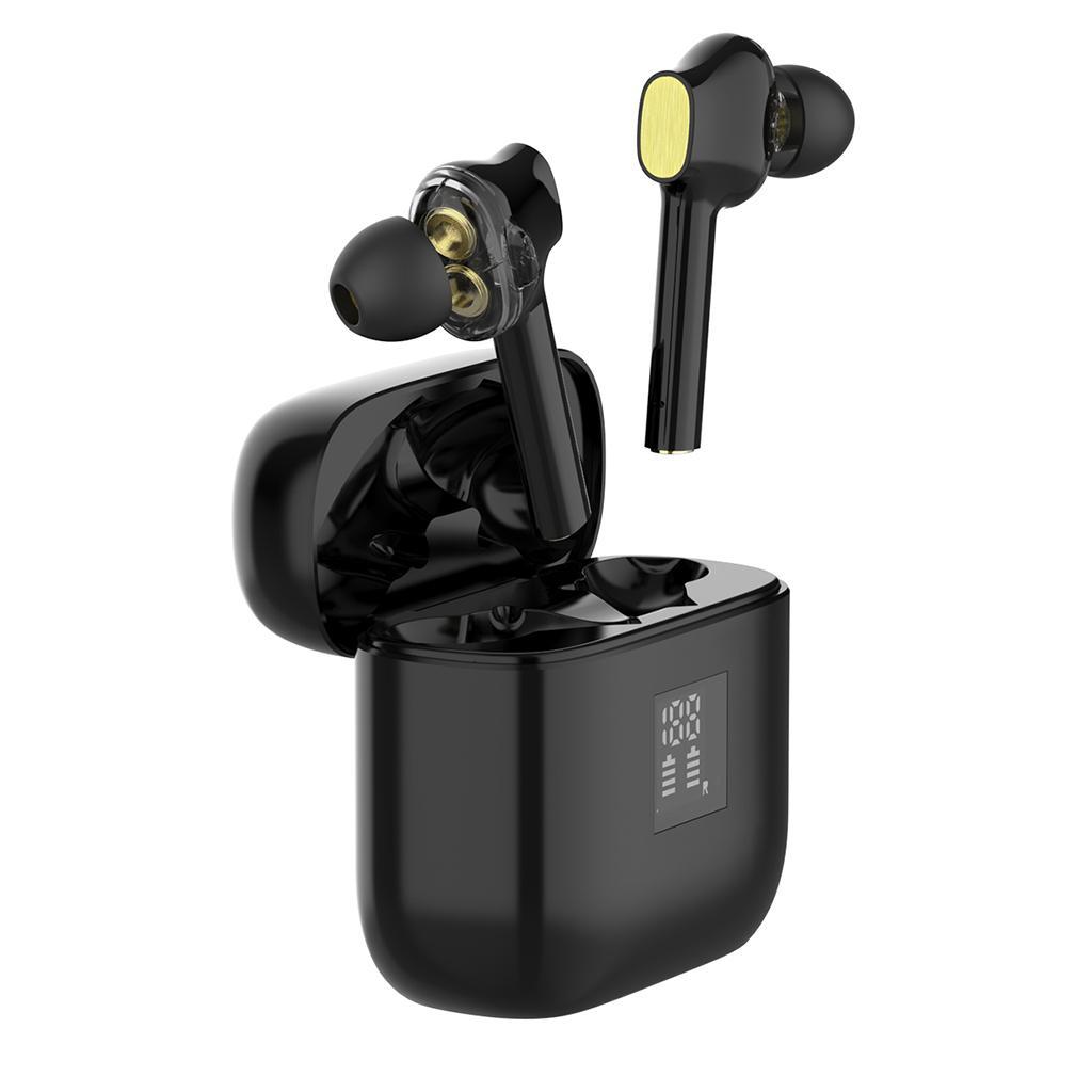 Bluetooth Earphones Headsets Charging Case Deep Bass