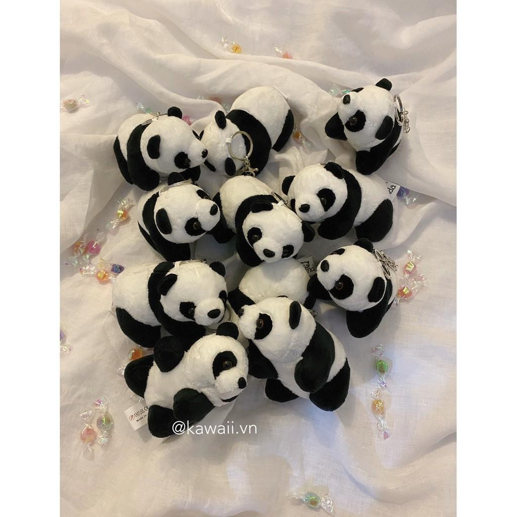 Móc khoá thú bông gấu trúc Panda mặp ú