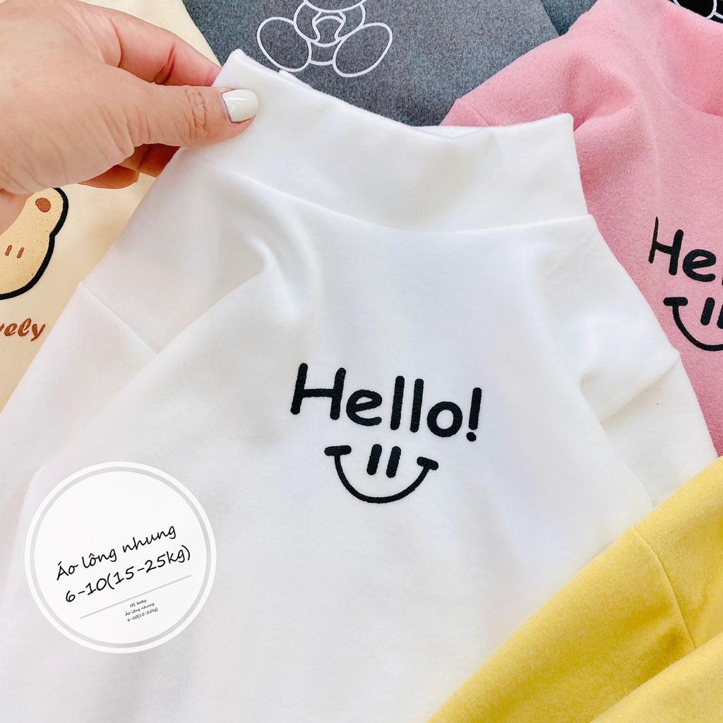 Áo giữ nhiệt LYBABY thu đông dài tay cổ cao cho bé trai AP20