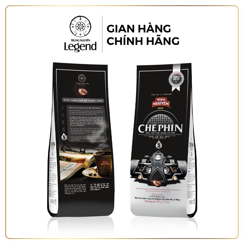 Cà phê Rang Xay Chế Phin 5 - Trung Nguyên Legend - 500gr - Culi, Arabica