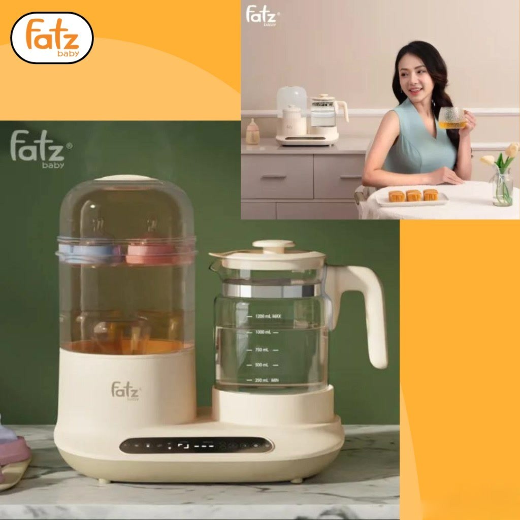 Máy đa năng điện tử tiệt trùng, sấy khô, hâm sữa, hấp, hầm cháo chậm, đun &amp; hâm nước Multimax 11 – FB9502KB - Hàng Chính Hãng