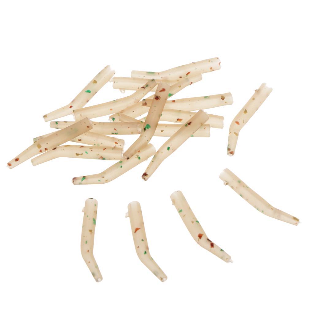 20pcs Carp Fishing Line Aligner Hair Rigs Hook Aligner Rig Accessories High Quality Durable to Use 20mm