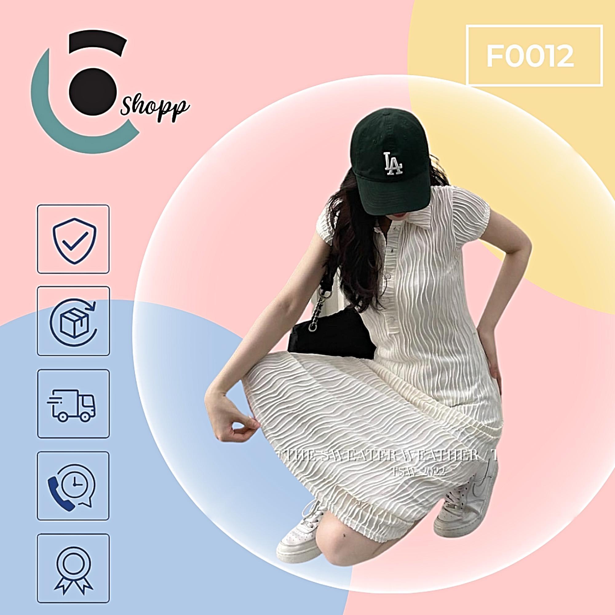 Váy polo sóng nhăn cao cấp