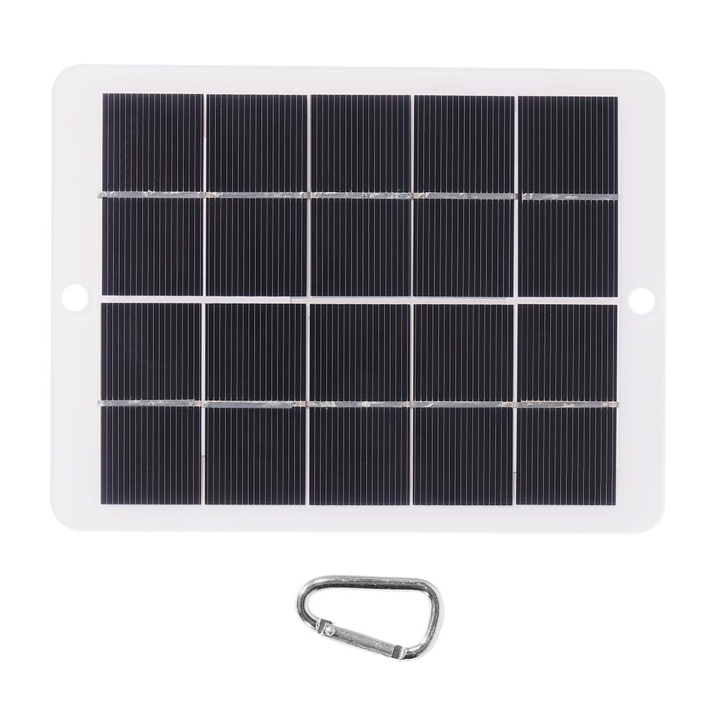 Bảng điều khiển năng lượng mặt trời 5V 400mA Bảng Polysilicon 3W USB Di động chống nước Hệ thống năng lượng mặt trời tự làm ngoài trời cho bộ sạc pin điện thoại di động Màu sắc: 3W 5V