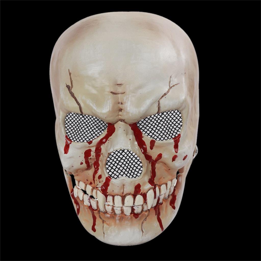 Vỏ Bọc Mặt Nạ Bộ Xương Hóa Trang Halloween Tinh Tế Cho Nhà Ở