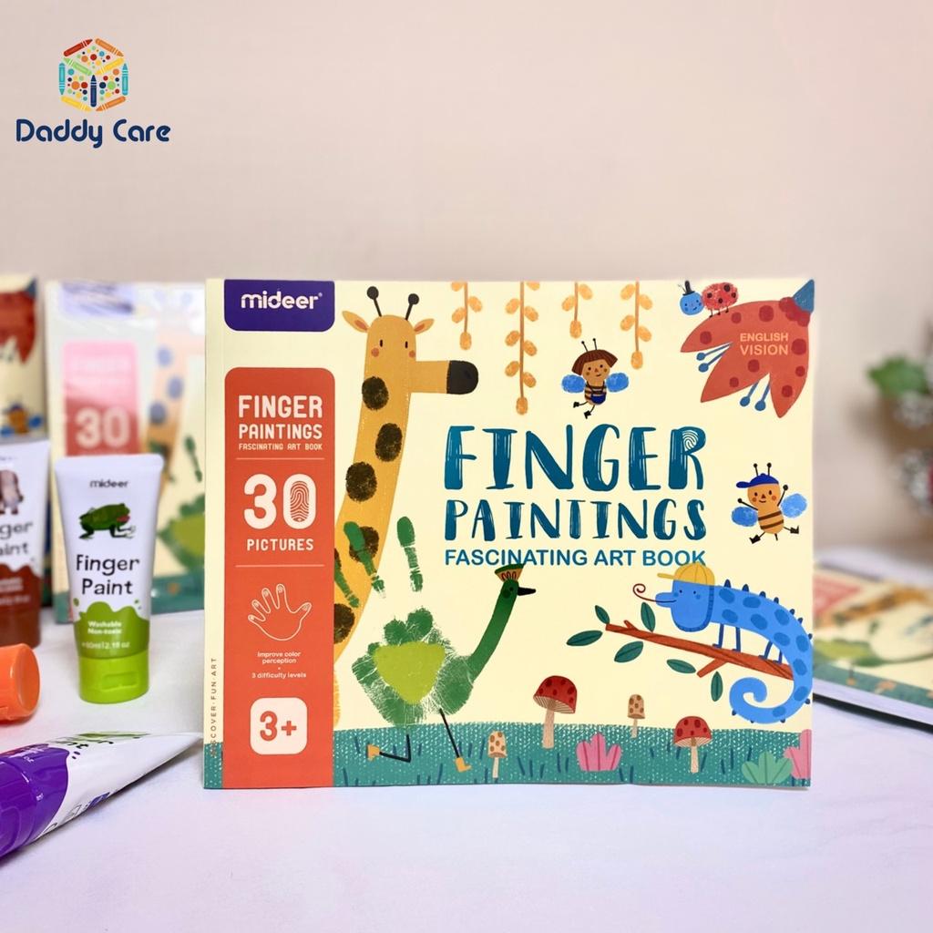 Tập Giấy Tô Màu Cho Bé Mideer Finger Paint Art Book, Đồ Chơi Sáng Tạo Cho Trẻ Em