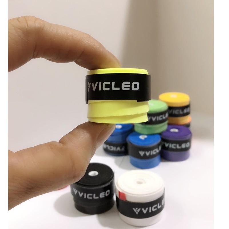 5 Chiếc Quấn Cán Vợt Cầu Lông VICLEO Êm Mềm Thấm Mồ Hôi Nylon Bọc Ngoài