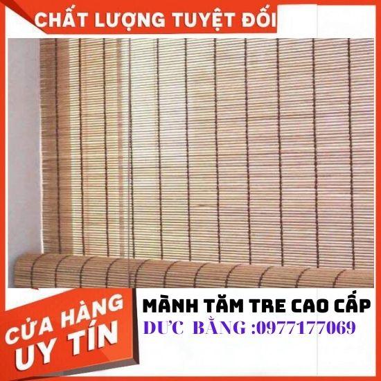 (hàng cao cấp )Mành tăm tre cao cấp cho cửa sổ,Rèm trang trí phòng thờ lối đi  kt rộng 1m4 xuống 2m 50