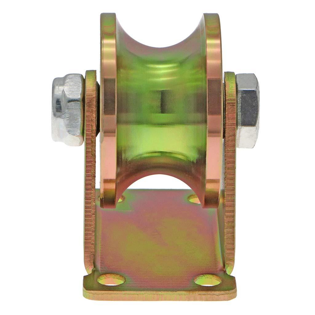 Bánh Xe Cổng Trượt 2 Cái 50mm, Bánh Xe Thép Có Rãnh Chữ U, Bánh Xe Rãnh Chữ U Cho Đường Quay Ngược, Máy Công Nghiệp, Cửa Cuốn, Tải Trọng 300kg/Bánh