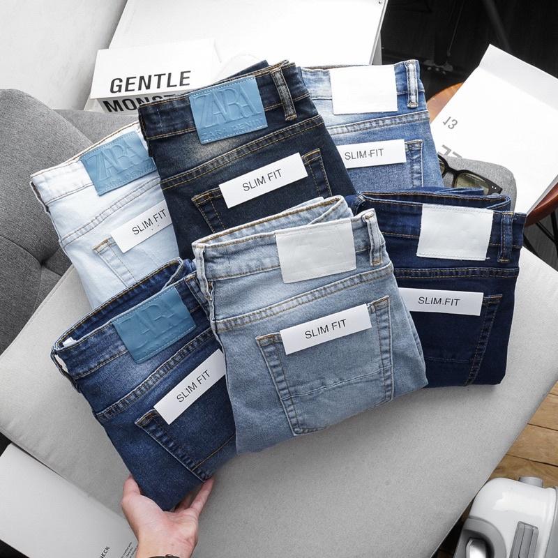 Quần jeans nam VNXK - Quần Jean Nam Ống đứng - jean co giãn đẹp nhất !