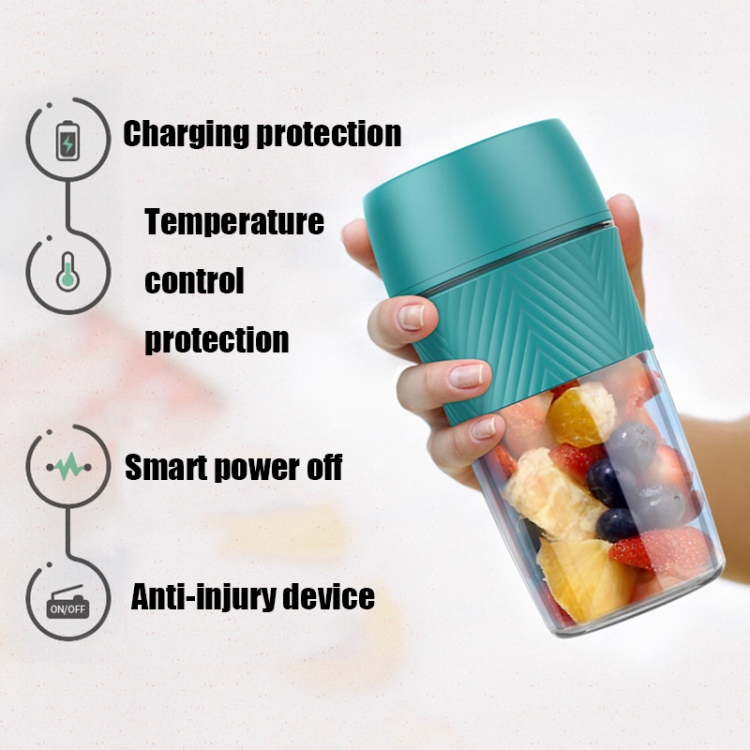 Máy Xay Sinh Tố Cầm Tay Đa Năng (280ml - 40W - 1200mAh) - Kiểu Dáng Có Ống Hút Tiện Dụng