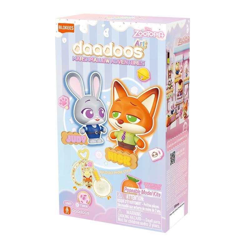 Blindbox Đồ Chơi Lắp Ráp Mô Hình Zootopia - Daadoos - Art Series 01 - Marshmallow Adventures - Blokees EZ51
