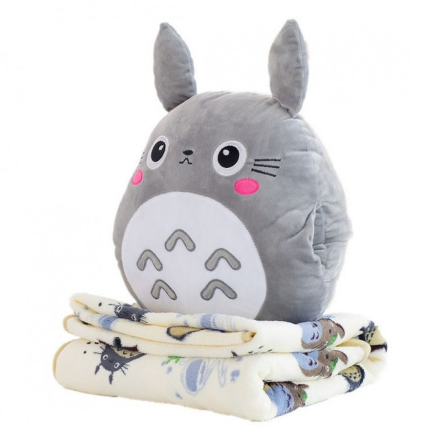 Gối mền Totoro chăn họa tiết