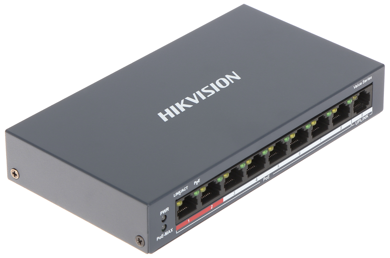 Thiết bị mạng Switch bộ chia 8 cổng Poe thông minh HIKVISION DS-3E1309P-EI (hàng chính hãng )