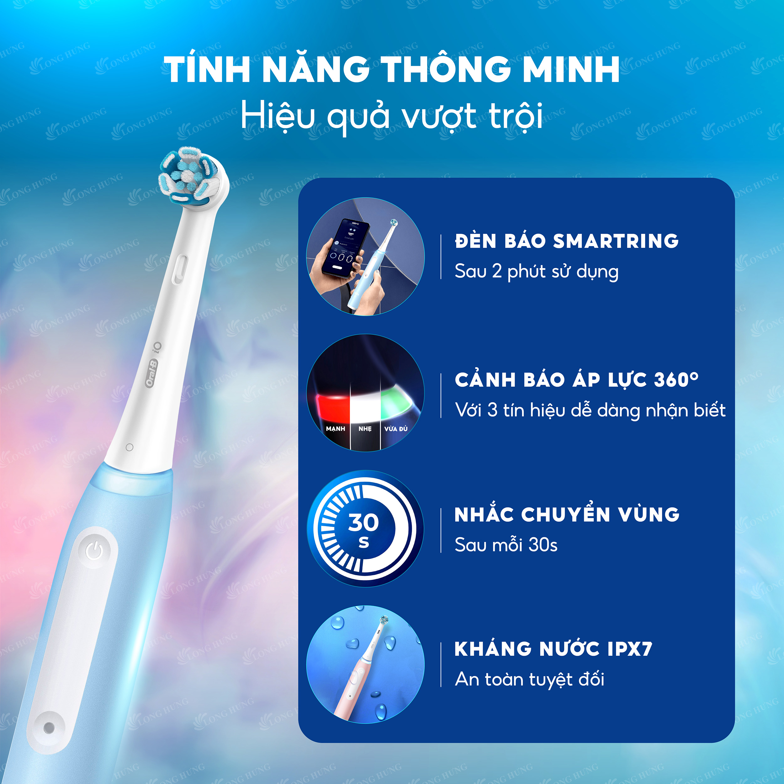 Bàn chải điện Oral-B iO 3 Series - Hàng chính hãng