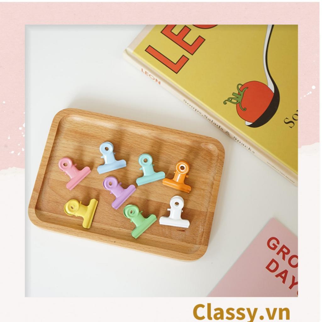 Kẹp giấy Classy màu pastel, sử dụng kẹp dấu trang, kẹp giấy ,văn phòng phẩm sáng tạo tiện lợi PK1092