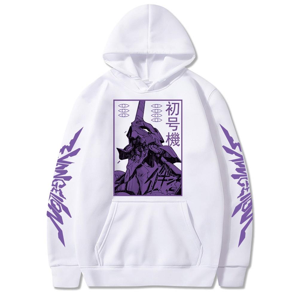 Sale 50% Áo hoodie in hình anime Neon Genesis Evangelion phong cách đường phố cá tính độc đẹp siêu HOT