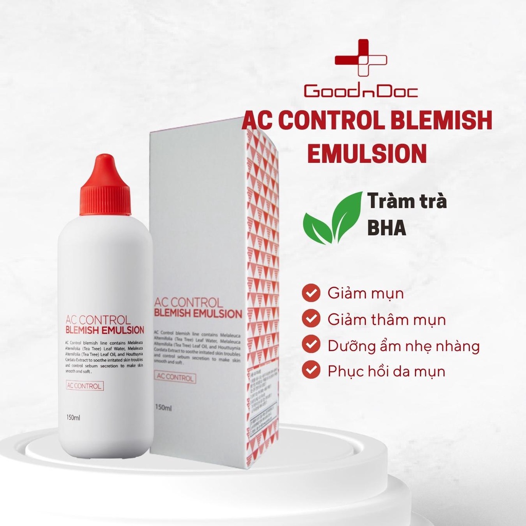 Sữa Dưỡng GoodnDoc AC Control Blemish Emulsion 150ml