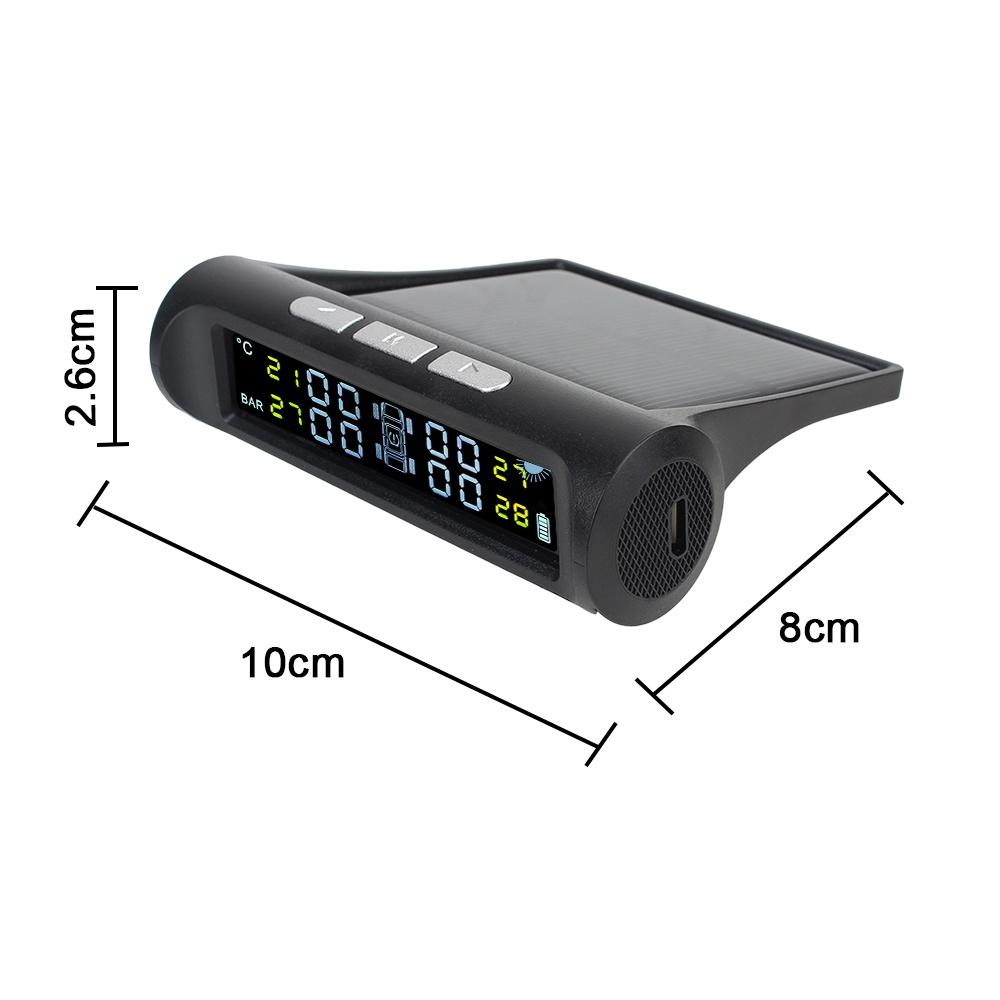 Hệ Thống Theo Dõi Áp Suất Lốp Xe Màn Hình LCD Với 4 Cảm Biến Bên Ngoài Cho Xe Hơi