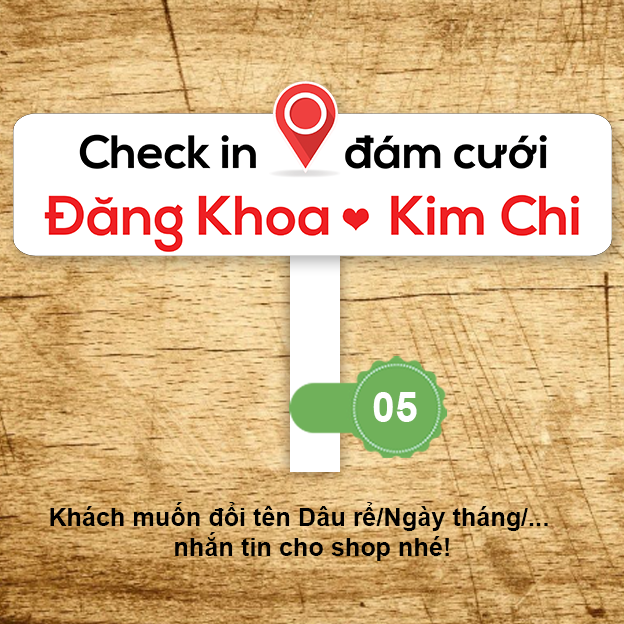 Bảng hashtag chụp ảnh cưới MS 05