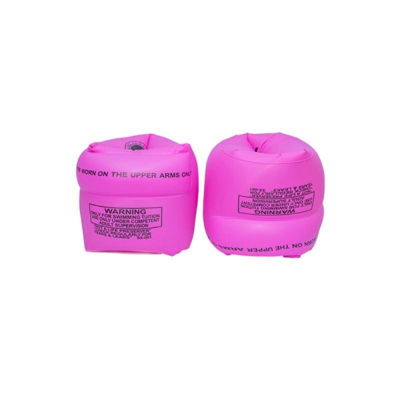 2pcs Kids Swimming Arm Ring Foldable PVC Safety Durable Inflatable Swimming Arm Band Rings Children Float Air Sleeves Circle