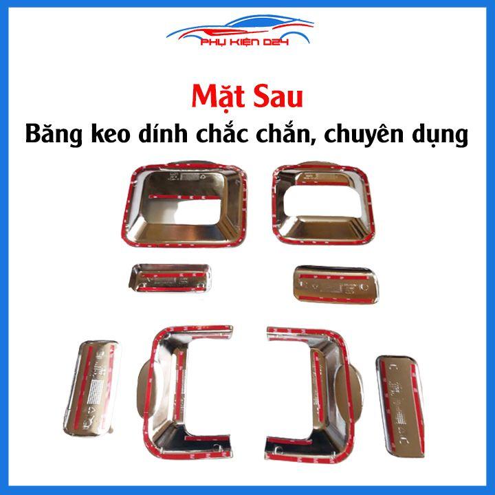 Ốp tay hõm mạ crom Transit 2014-2015-2016-2017-2018-2019-2020-2021 sáng bóng chống trầy bảo vệ cửa xe ô tô