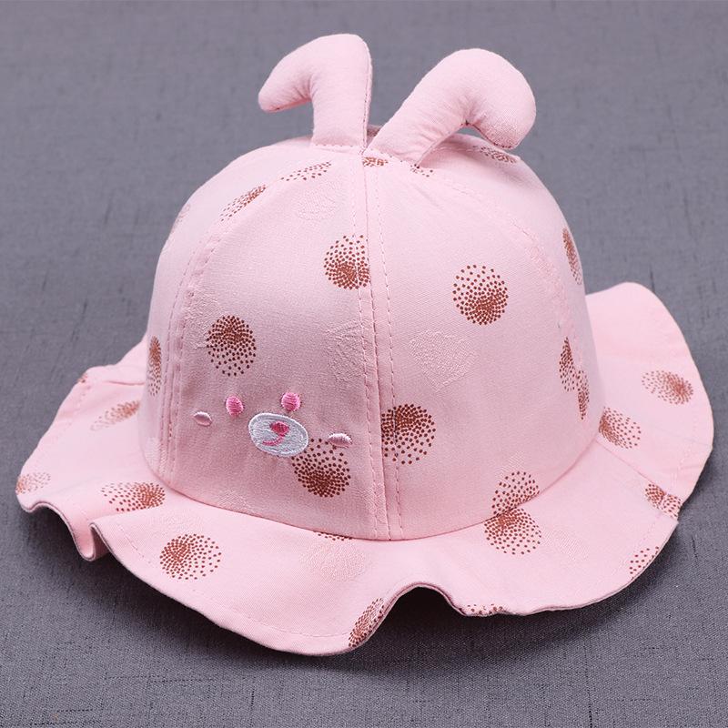 Nón chống nắng cho bé , nón rộng vành thiết kế tai thỏ 3D dễ thương cho bé HOT
