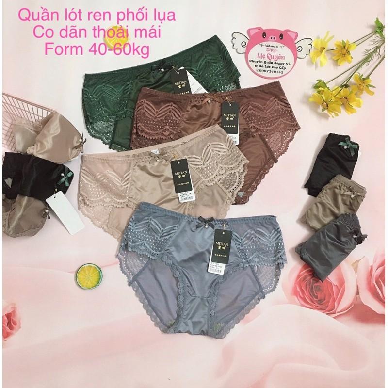 Siêu phẩm quần lót ren lụa cao cấp