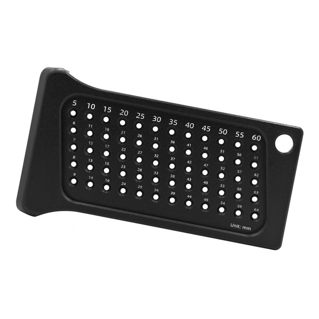 Aluminium Woodworking Scriber Ruler T Type Ruler Measuring Scriber Black